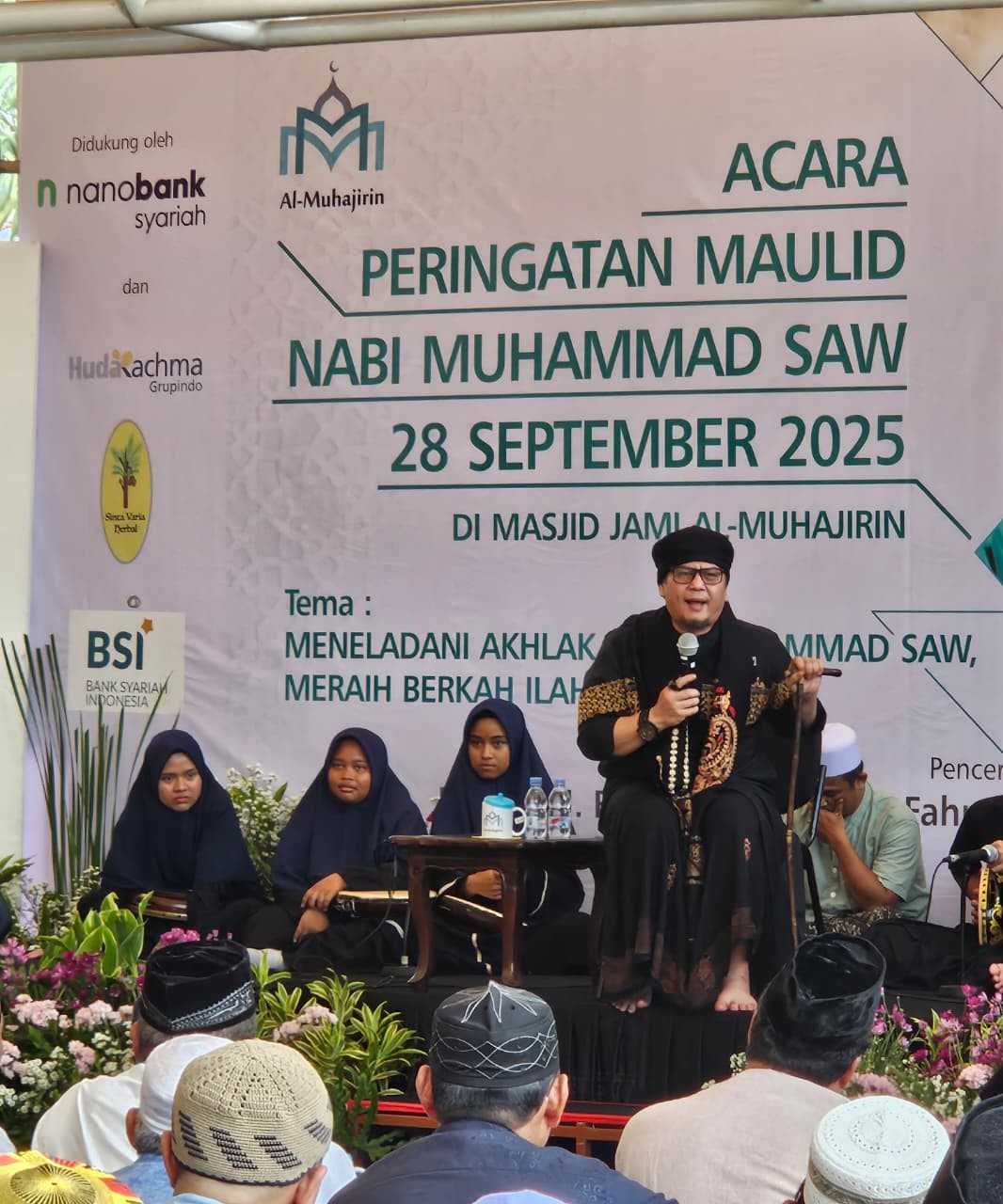 Maulid Nabi Muhammad  1447 H / 2025 di Masjid Al Muhajirin Permata Pamulang
